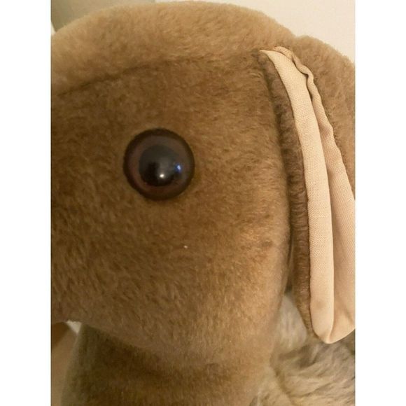 Vintage Llama Alpaca Plush Animal Large 21" long Jumbo Plush marble eyes - Picture 9 of 12